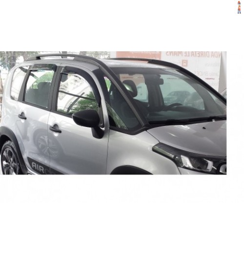 Calha de Chuva (Defletor) TGPoli p/ CITROEN C3 PICASSO 11/15 E AIR-CROSS 10/17 4 Portas - Cód: 26.002