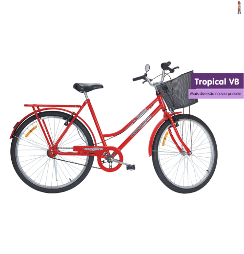 Bicicleta Monark Tropical Aro 26 Freio VBrake
