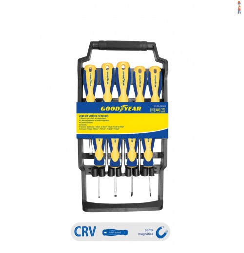 Jogo de Chaves GOODYEAR  5 PCS GY-SD-16094S