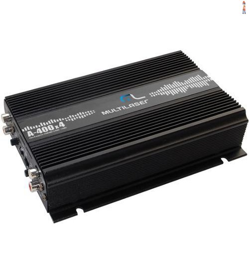 Amplificador Eletrônico De Áudio Com Frequência De 4 X 100 W - Stereo Multilaser-Au903