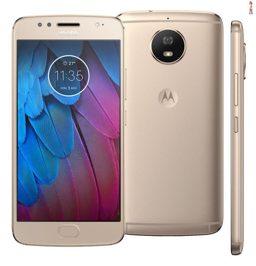 Smartphone Motorola Moto G5s XT1792 Ouro com 32GB, Tela de 5.2'', Dual Chip, Android 7.1, 4G, Câmera 16MP, Processador Octa-Core e 2GB de RAM