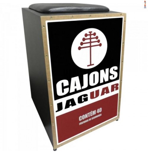 Cajon Acústico Inclinado Profissional K2 Cor-006 Fósforo Jaguar