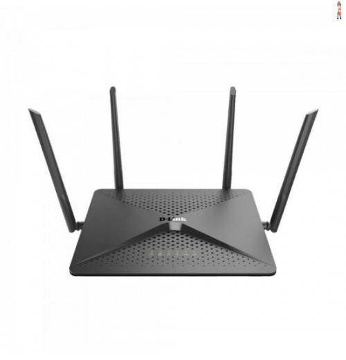 Roteador Wireless C/ 4 Antenas 2600Mbps Dir-882 Preto Dlink
