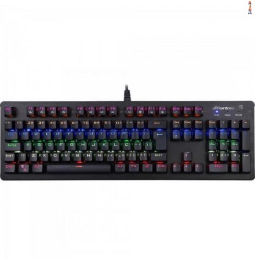 Teclado Gamer Mecânico K5 Rgb Preto Fortrek