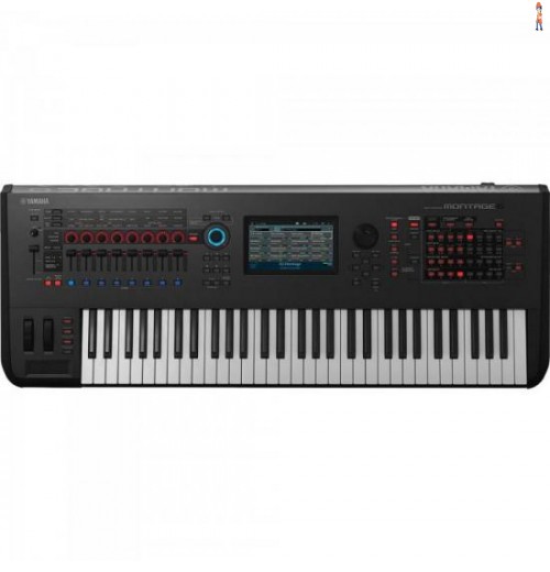 Teclado Sintetizador 61 Teclas Workstation Montage 6 Preto Yamaha
