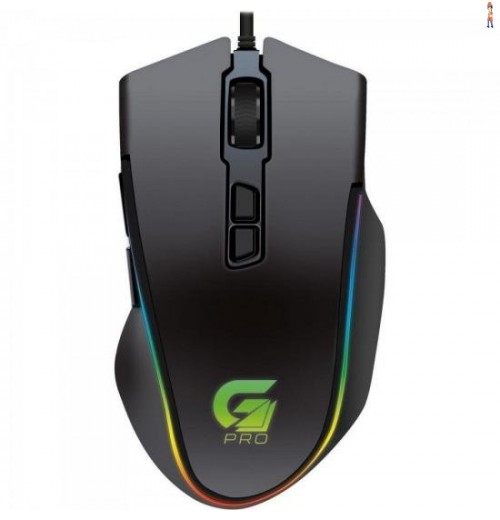 Mouse Gamer Pro M9 Rgb Preto Fortrek