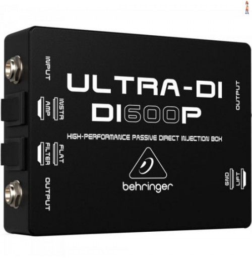 Direct Box Passivo Ultra-Di 1 Canal Di600P Behringer