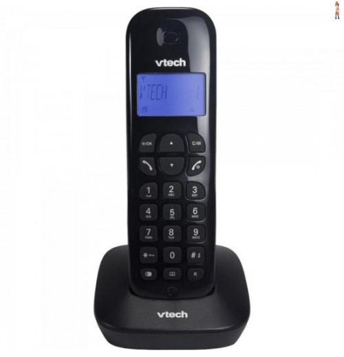 Telefone S/ Fio Vt680 Preto Vtech