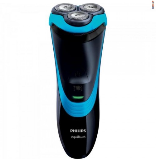 Barbeador Sem Fio At756/16 Bivolt Preto/Azul Philips