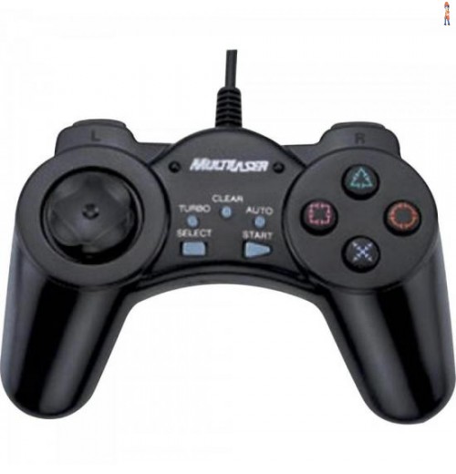 Controle Pc Game Usb Js028 Preto Multilaser