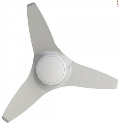 Ventilador De Teto C/ Controle 127V Flow Branco Ventisol