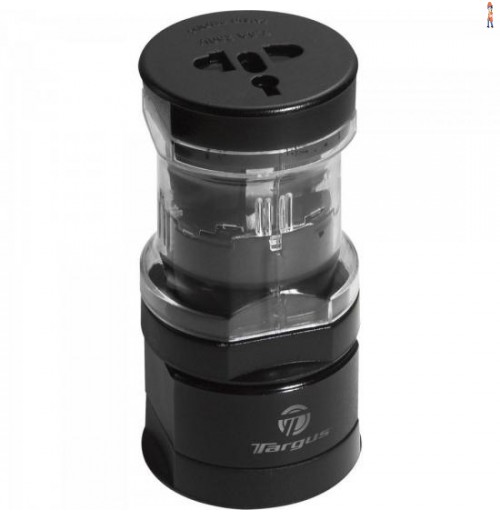 Adaptador De Tomada Universal Apk01 Preto Targus