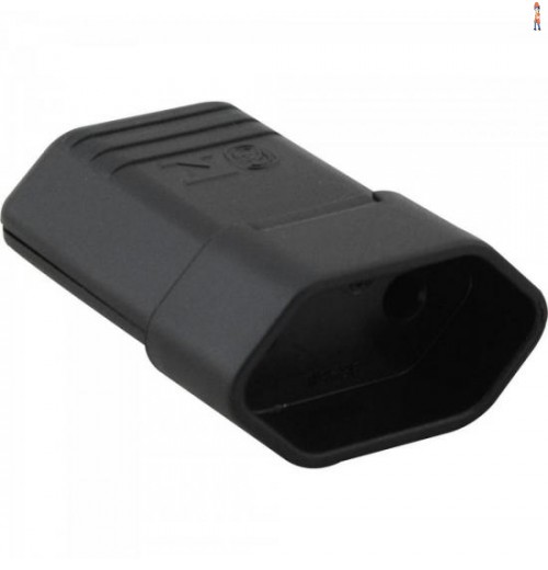 Tomada Desmontavel 2P 10A Preto Margirius