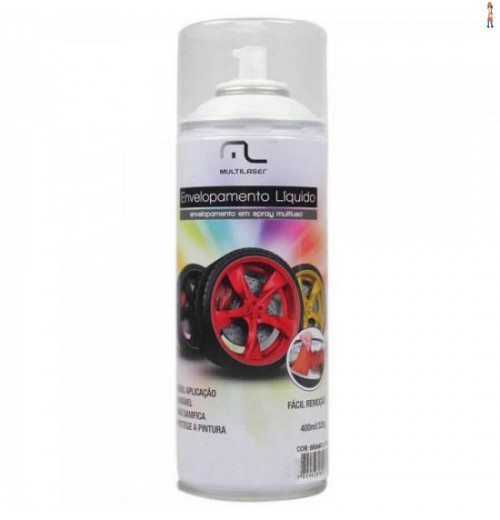 Spray De Envelopamento Liquido 400Ml Au420 Preto Fosco Multilaser