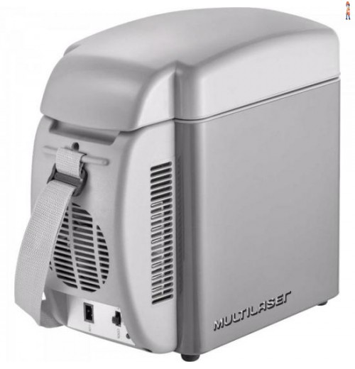 Mini Geladeira Cooler Automotivo Tv008 Cinza Multilaser