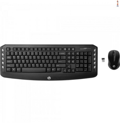 Kit Teclado + Mouse Wireless Lv290 Preto Hp