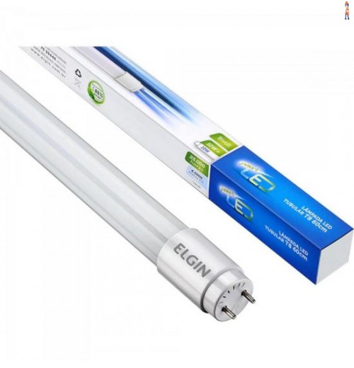 Lâmpada Led Tubular T8 10W Branca Elgin