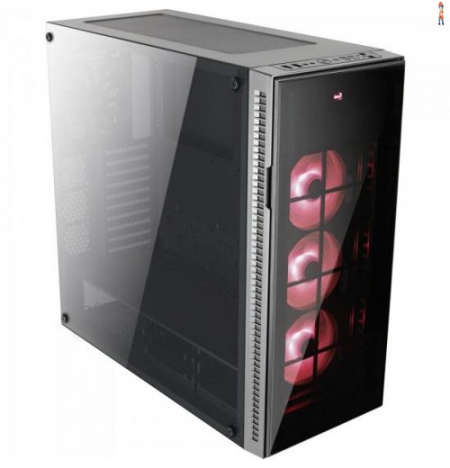 Gabinete Gamer Full Tower Rgb Quartz Pro Preto Aerocool