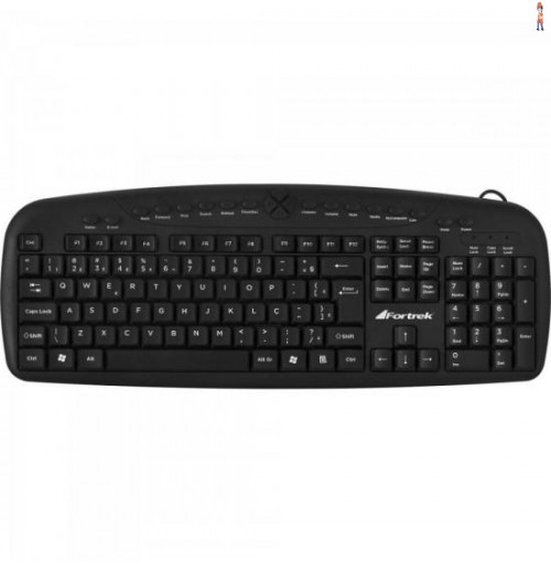 Teclado Multimídia Usb Mkl-101 Preto Fortrek