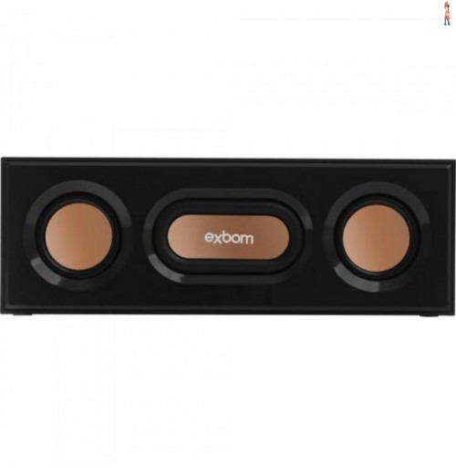Caixa Multimídia 2.0 6W Rms Cs-72 Preta Exbom