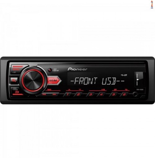 Auto Rádio Usb/Am/Fm Mvh-98Ub Preto Pioneer