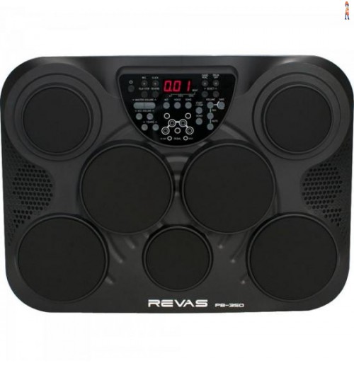 Bateria Eletrônica Pb-350 Preta Roland Revas