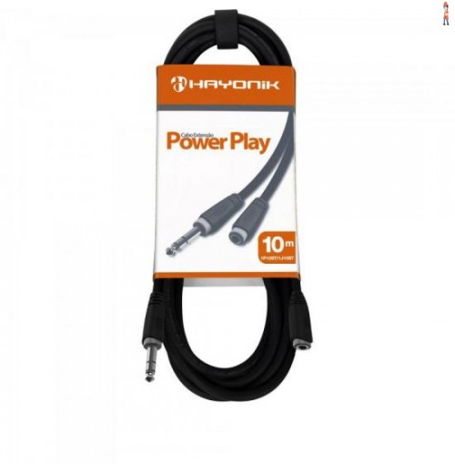 Cabo Power Play P10 (M) X P10 (F) 10M Hobby Preto Hayonik