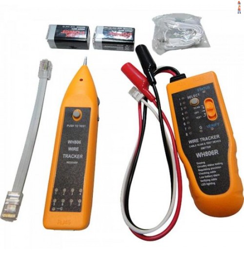 Testador De Cabo Zumbidor Wh-806R Amarelo/Preto Seccon