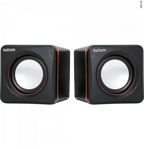 Caixa Multimídia 2.0 5W Rms Cs-39 Preta Exbom