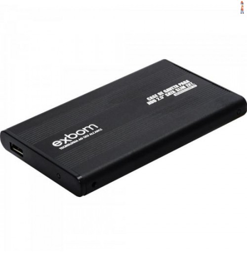 Case De Gaveta Para Hd Externo 2.5" Cghd-10 Preto Exbom