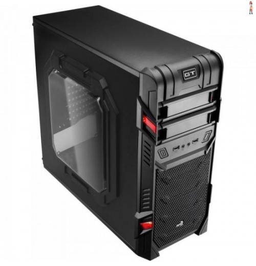 Gabinete Gamer Mid Tower Gt Window En58683 Preto Aerocool