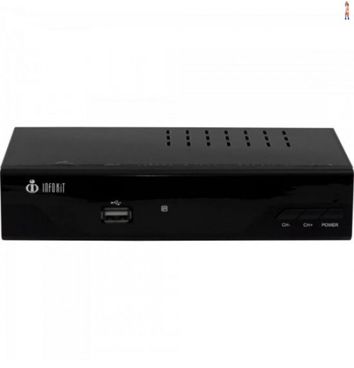 Conversor Digital Terrestre Itv-500 Preto Infokit