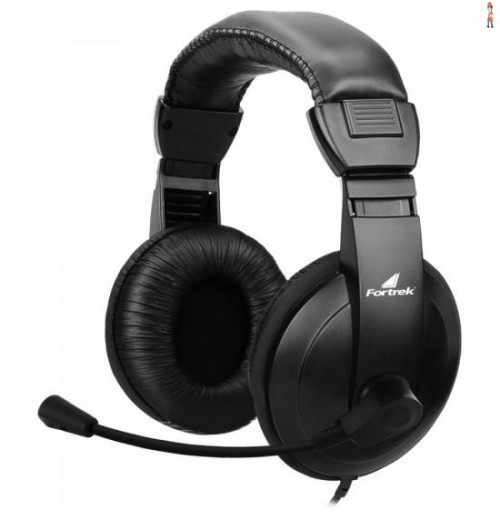 Fone Multimídia Hsl-102 Preto Fortrek