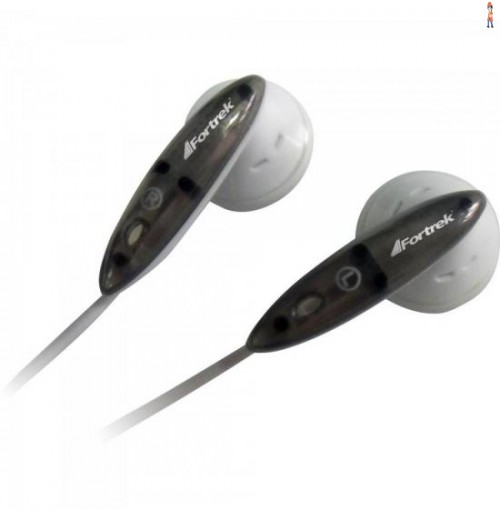 Fone De Ouvido Ebl-101 Branco/Preto Fortrek