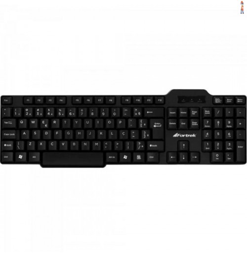 Teclado Standard Usb Skl-105 Preto Fortrek