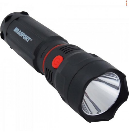 Lanterna Led Cops Preta Brasfort