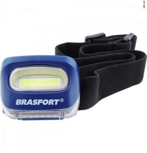 Lanterna Para Cabeça Led Cob Ciclope Azul Brasfort