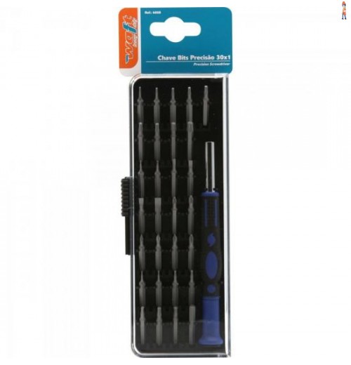 Chave Precisão Com 29 Bits Fenda/Philips/Pozidriv/Allen/Torx Waft