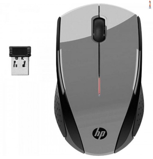 Mouse Sem Fio Usb 1600 Dpi X3000 Cinza Hp