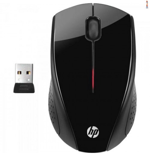 Mouse Sem Fio Usb 1200 Dpi X3000 Preto Hp