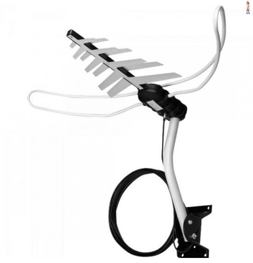Antena Externa Tv 4 Em 1 Vhf/Uhf/Fm/Hdtv Dtv-3000 Aquario