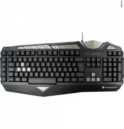 Teclado Gamer Usb Tk25 Preto Thunderx3