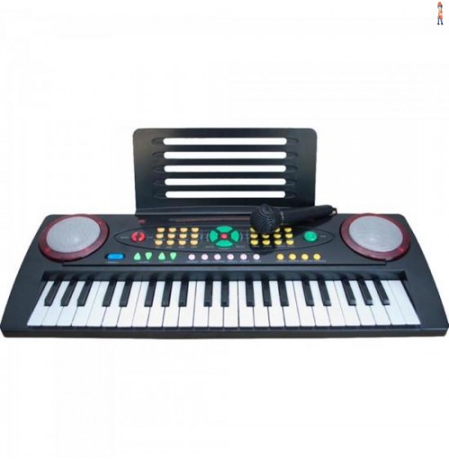 Teclado Infantil Ym-238C Preto Turbo
