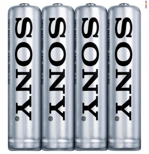 Pilha Zinco Carbono Aaa Ultra Heavy Duty R03-Nup4A/Z Sony