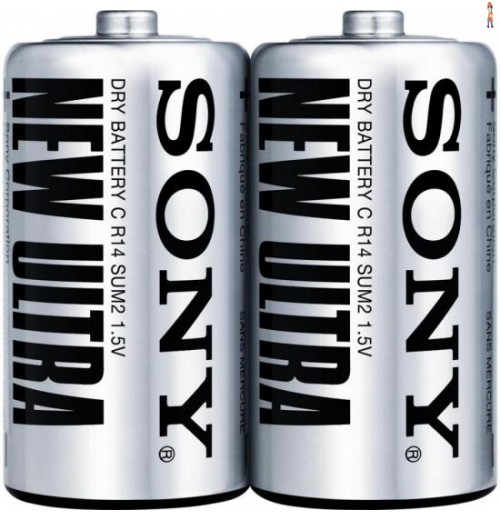 Pilha Zinco Carbono C Ultra Heavy Duty Sum2-Nup2A/Z Sony