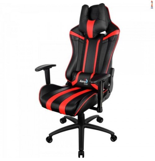 Cadeira Gamer Profissional Ac120 En59657 Preta/Vermelha Aerocool