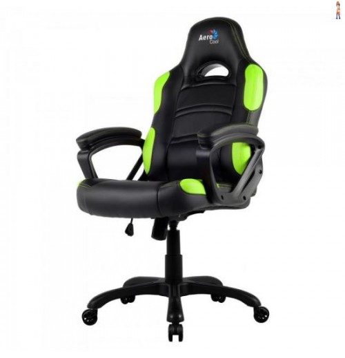 Cadeira Gamer Profissional Ac80C En55079 Preta/Verde Aerocool