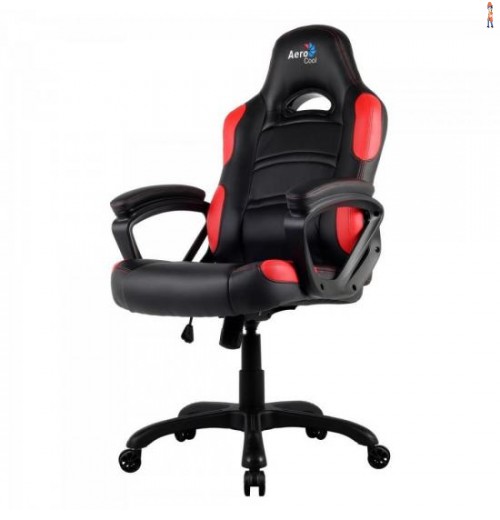 Cadeira Gamer Profissional Ac80C En55048 Preta/Vermelha Aerocool