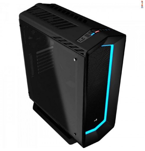 Gabinete Gamer Mid Tower Vidro Temperado Project 7 En58355 Preto Aerocool
