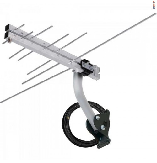 Kit Antena Log Externa Tv 4 Em 1 Lvu-8 Aquário